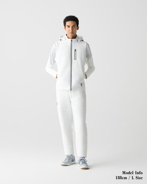 CRONOS BLACK WARM STRETCH PANTS【WHITE】