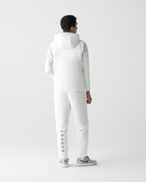 CRONOS BLACK WARM STRETCH PANTS【WHITE】