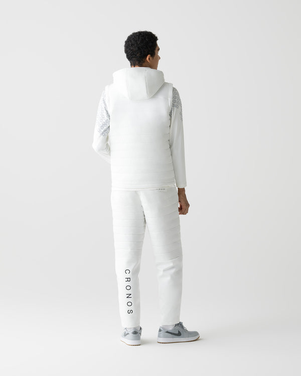 CRONOS BLACK WARM STRETCH PANTS【WHITE】