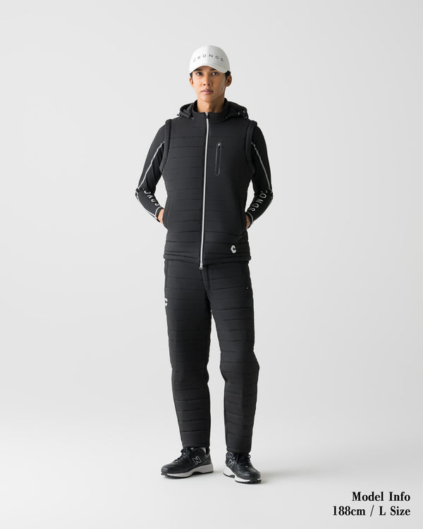 CRONOS BLACK WARM STRETCH PANTS【BLACK】