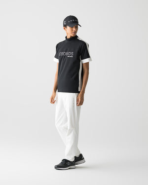 CRONOS BLACK PANEL LINE MOCK NECK【BLACK】