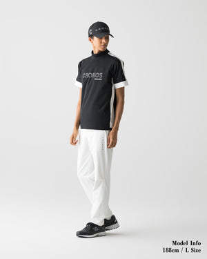 CRONOS BLACK STRETCH SLACKS PANTS【WHITE】