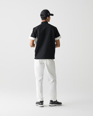 CRONOS BLACK PANEL LINE MOCK NECK【BLACK】