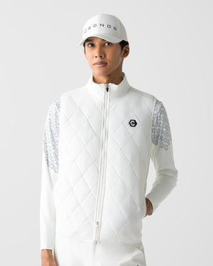 CRONOS BLACK WARM VEST【WHITE】