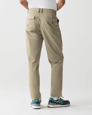 CRONOS BLACK STRETCH SLACKS PANTS【BEIGE】