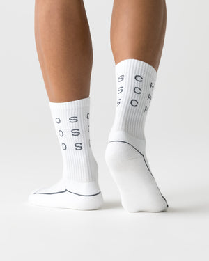 CRONOS BLACK C WRAP SOCKS【WHITE】