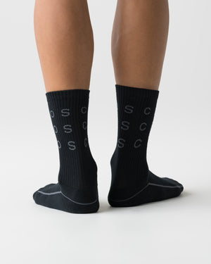 CRONOS BLACK C WRAP SOCKS【BLACK】