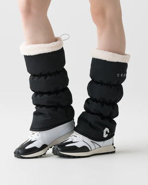 CRONOS BLACK WOMEN BOA INSIDE LEG WARMER【BLACK】