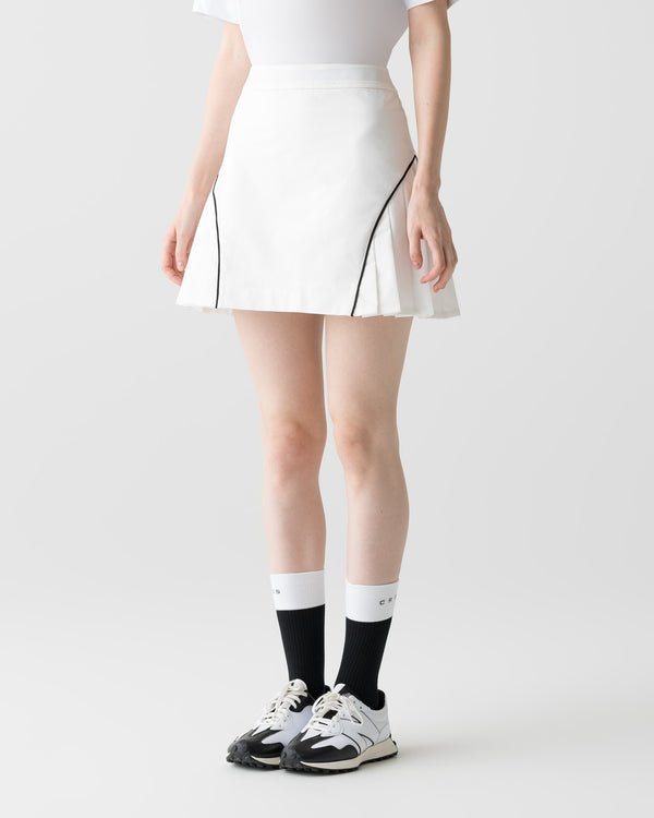 CRONOS BLACK WOMEN WIND PROTECT SKIRT【WHITE】