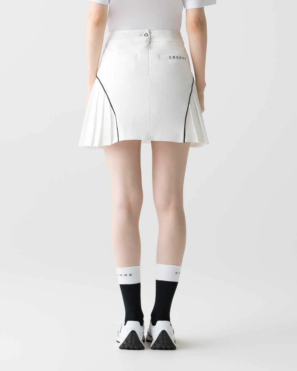 CRONOS BLACK WOMEN WIND PROTECT SKIRT【WHITE】