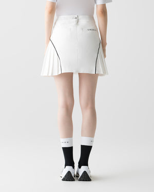 CRONOS BLACK WOMEN WIND PROTECT SKIRT【WHITE】