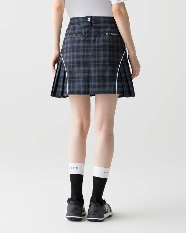 CRONOS BLACK WOMEN WIND PROTECT SKIRT【BLACK×GRAY】