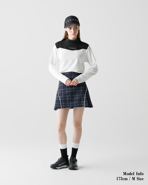CRONOS BLACK WOMEN'S WIND PROTECT SKIRT【BLACK×GRAY】