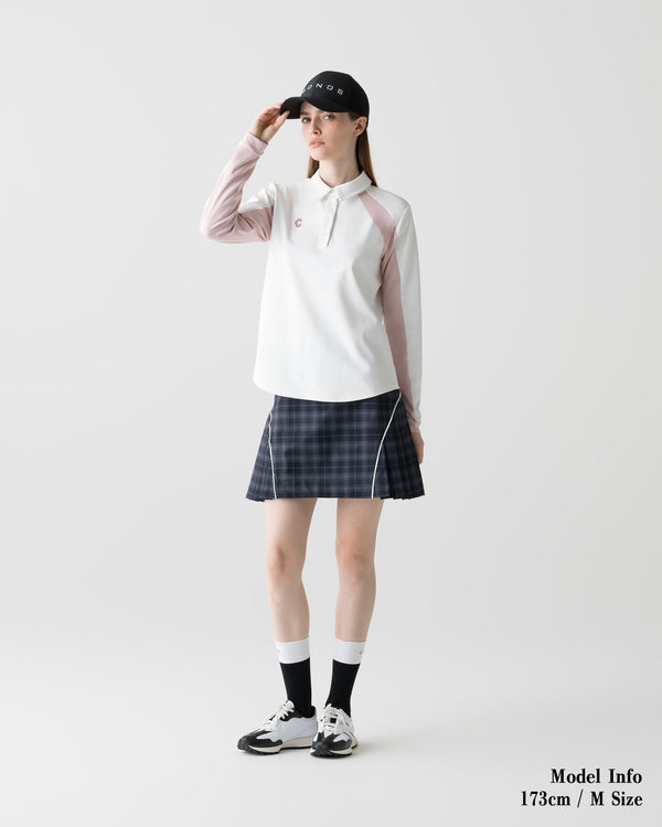 CRONOS BLACK WOMEN'S WIND PROTECT SKIRT【BLACK×GRAY】