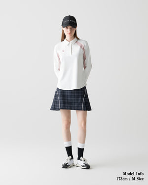 CRONOS BLACK WOMEN'S WIND PROTECT SKIRT【BLACK×GRAY】