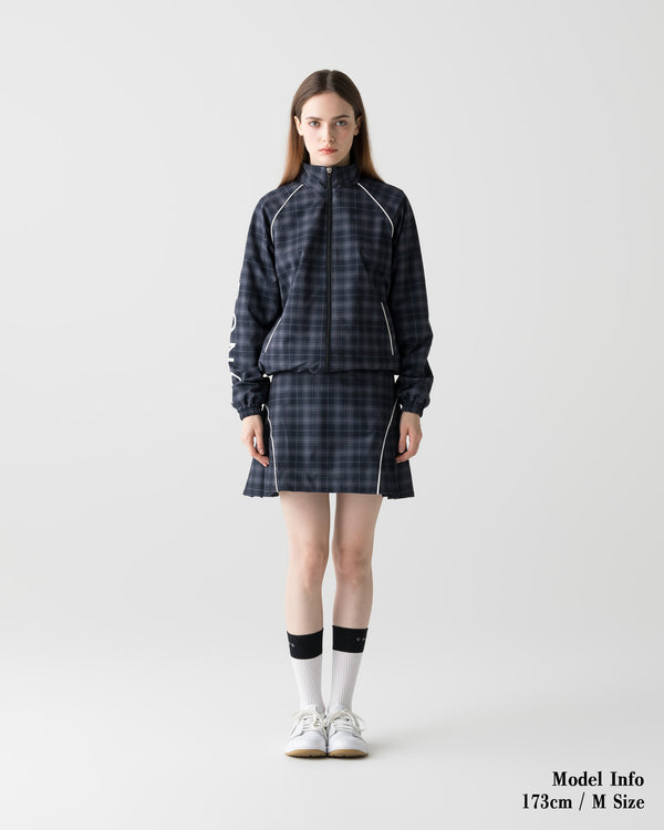 CRONOS BLACK WOMEN'S WIND PROTECT SKIRT【BLACK×GRAY】