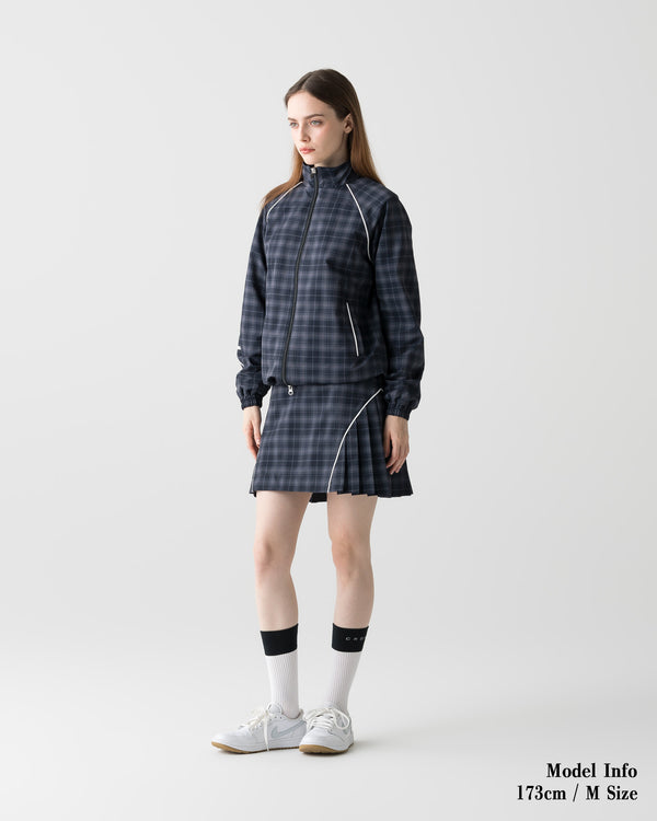 CRONOS BLACK WOMEN'S WIND PROTECT SKIRT【BLACK×GRAY】