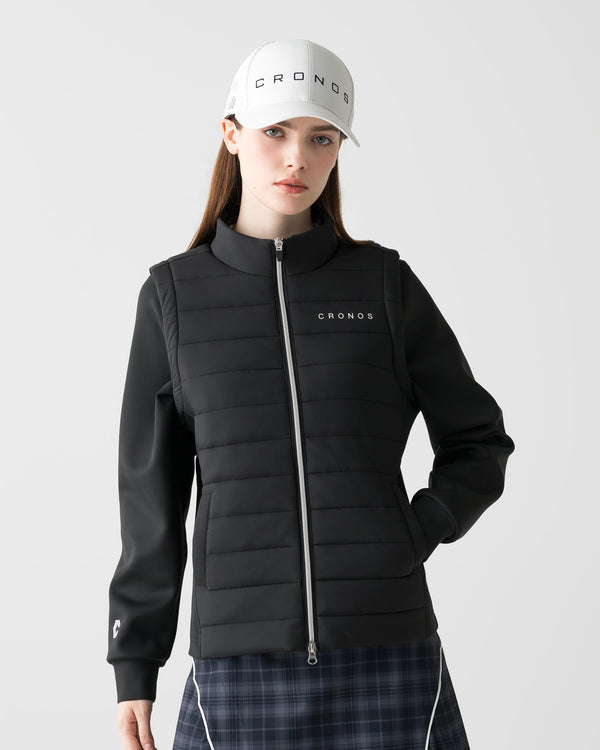 CRONOS BLACK WOMEN 2WAY BLOUSON【BLACK】
