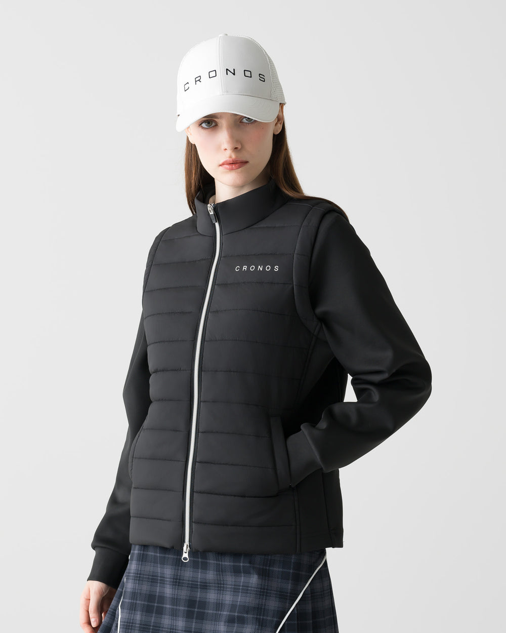 CRONOS BLACK WOMEN 2WAY BLOUSON【BLACK】