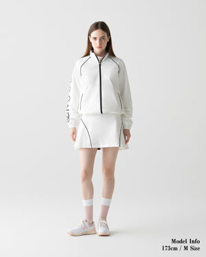 【unisex】CRONOS BLACK FLOW BLOUSON【WHITE】