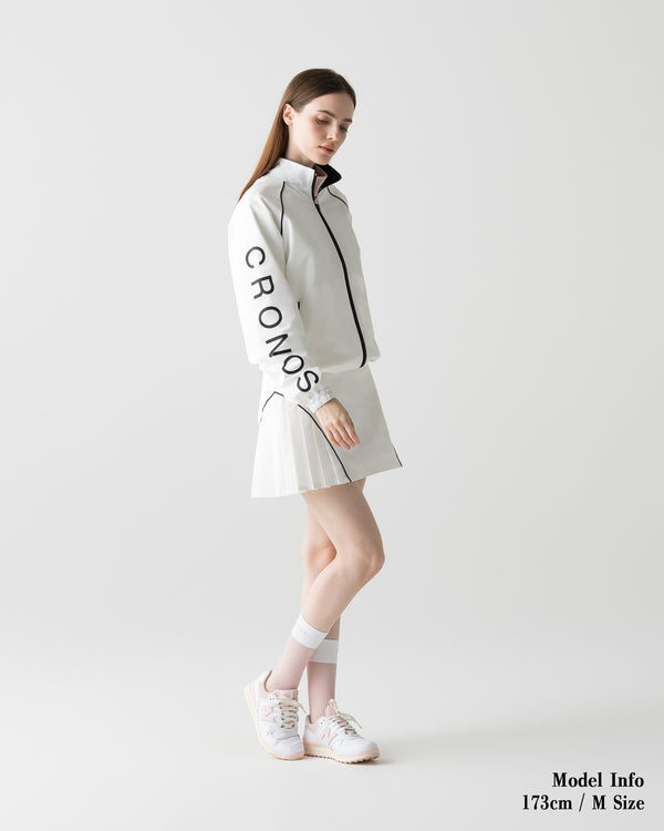 【unisex】CRONOS BLACK FLOW BLOUSON【WHITE】