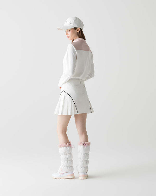 CRONOS BLACK WOMEN THERMAL MOCK NECK【PINK】
