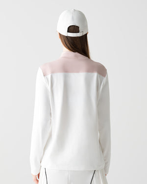 CRONOS BLACK WOMEN THERMAL MOCK NECK【PINK】