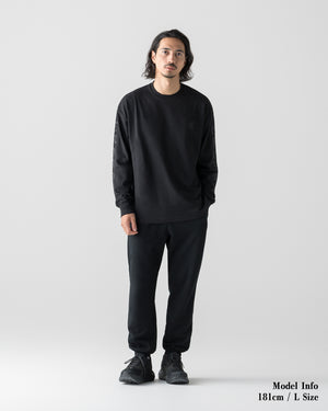 CRONOS BLACKLETTER SOFT MOTION L/S TEE【BLACK】
