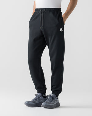 CRONOS BLACKLETTER SOFT MOTION SWEAT PANTS【BLACK×WHITE】