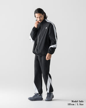 CRONOS WOOL AIR PANTS【BLACK×WHITE】