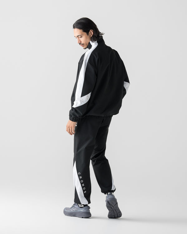 CRONOS WOOL AIR PANTS【BLACK×WHITE】