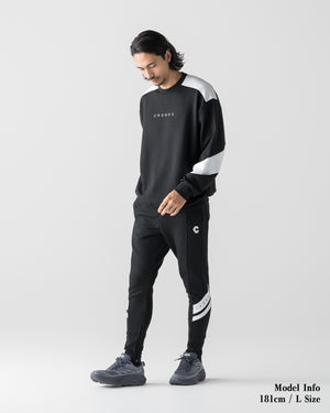 CRONOS AIRWARM SWEAT【BLACK×WHITE】