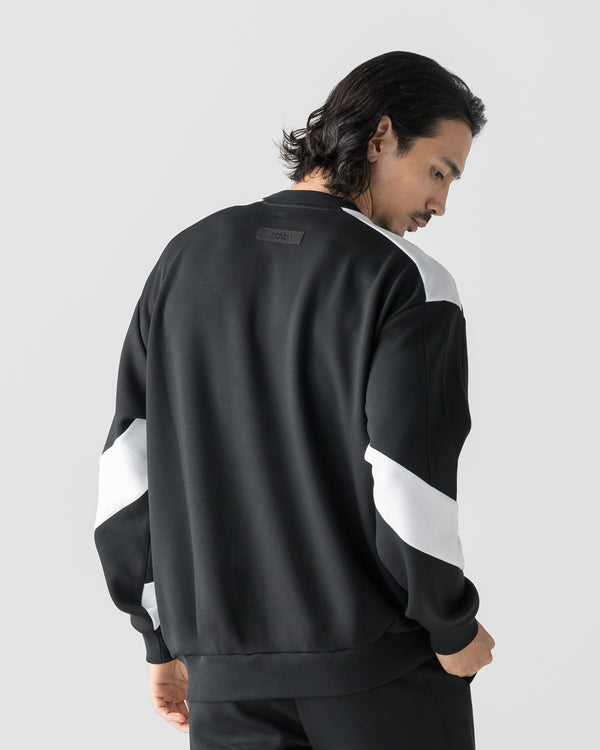 CRONOS AIRWARM SWEAT【BLACK×WHITE】