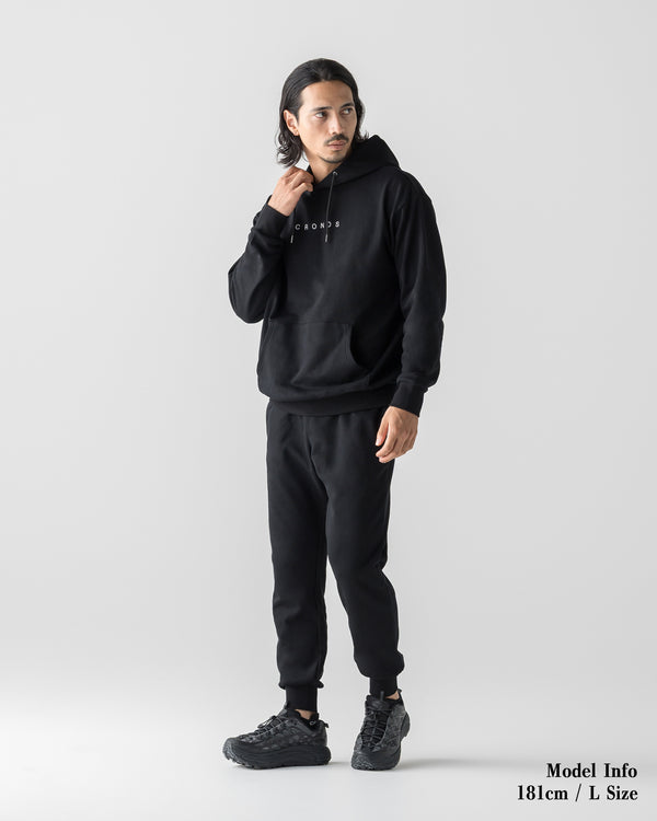 CRONOS DAILY FORM HOODIE【BLACK】