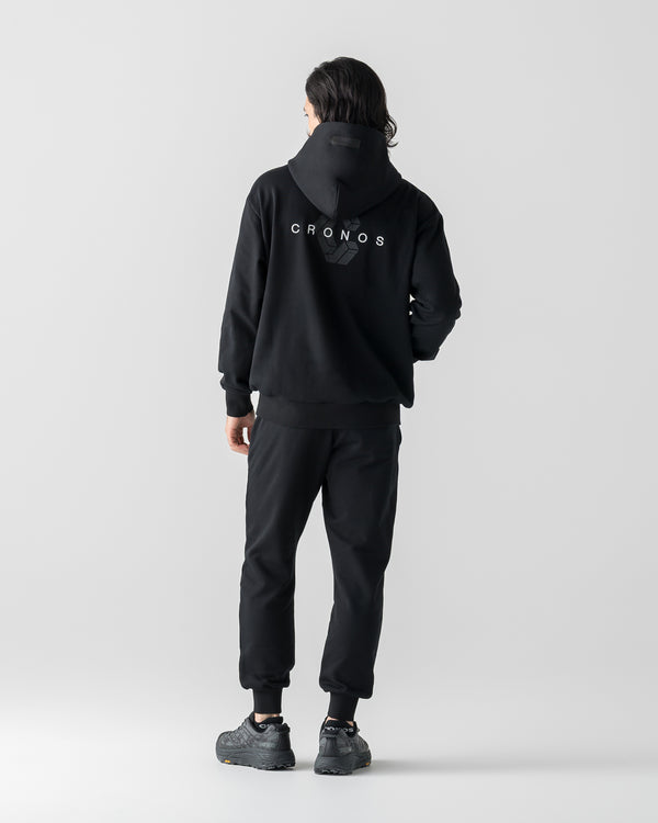 CRONOS DAILY FORM HOODIE【BLACK】