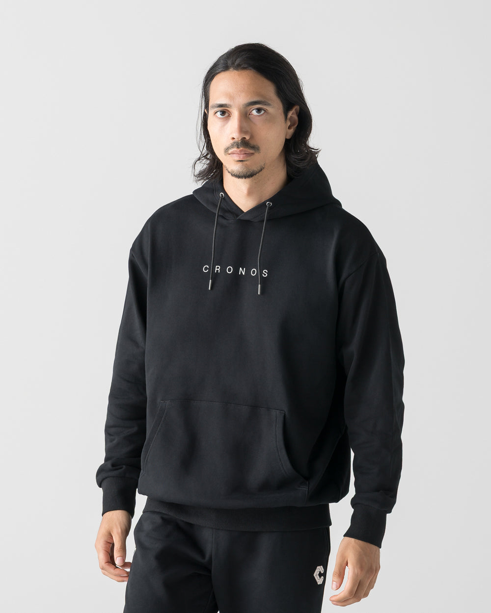 CRONOS DAILY FORM HOODIE【BLACK】
