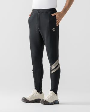 CRONOS DUAL PANEL SKINNY PANTS【BLACK×TAUPE】