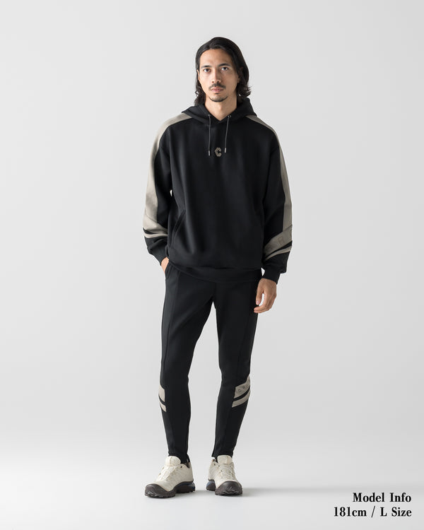 CRONOS DUAL PANEL SKINNY PANTS【BLACK×TAUPE】