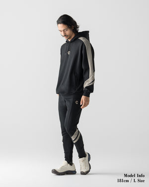 CRONOS DUAL PANEL SKINNY PANTS【BLACK×TAUPE】