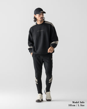 CRONOS AIRWARM SWEAT【BLACK×TAUPE】