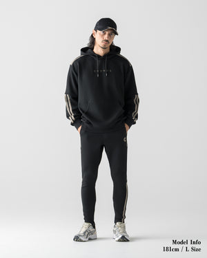 CRONOS RE-LINE SKINNY PANTS【BLACK×TAUPE】