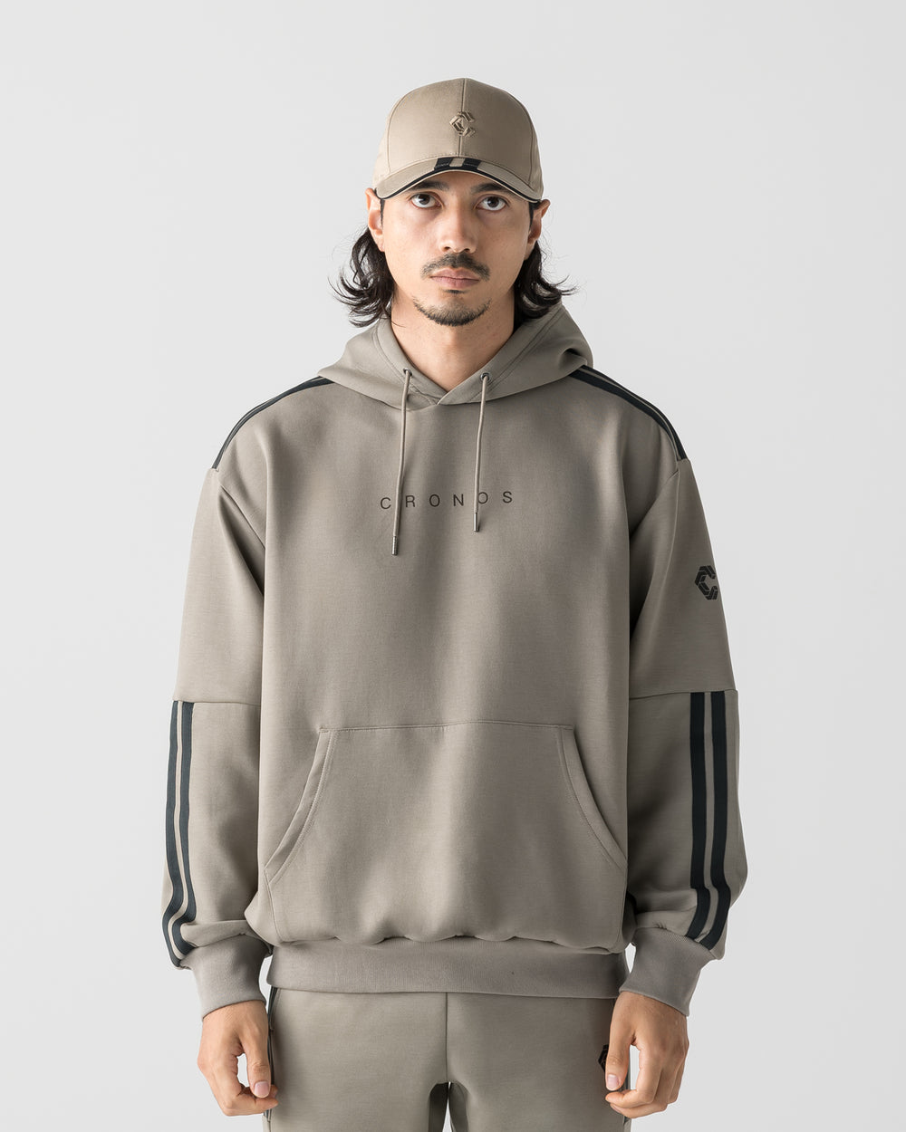 CRONOS RE-LINE HOODIE【TAUPE】