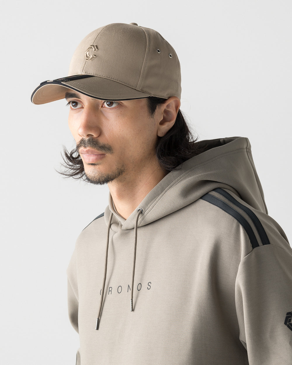 CRONOS LINEFORM CAP【TAUPE】