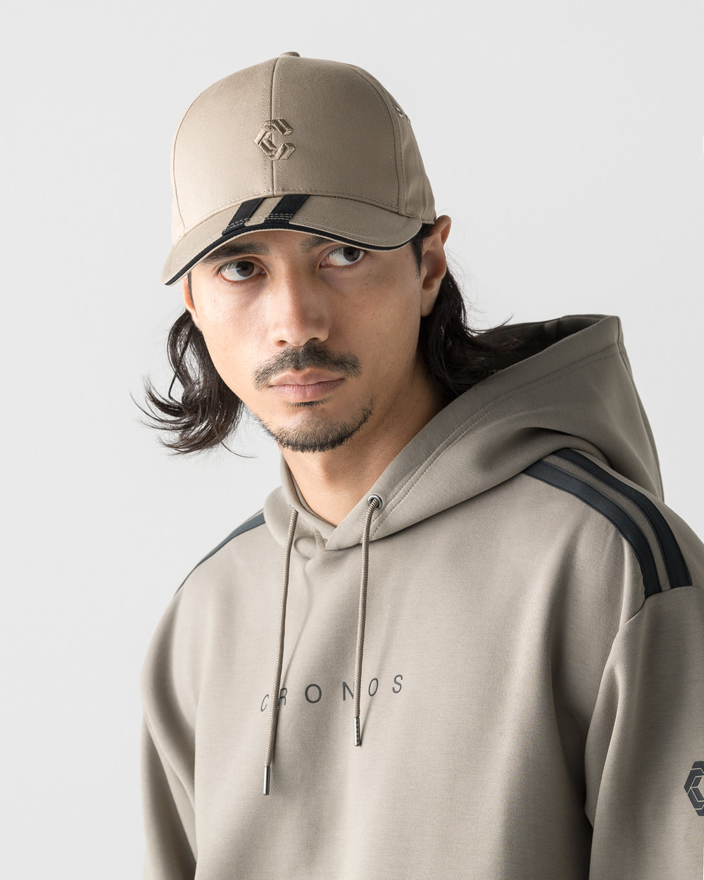 CRONOS LINEFORM CAP【TAUPE】