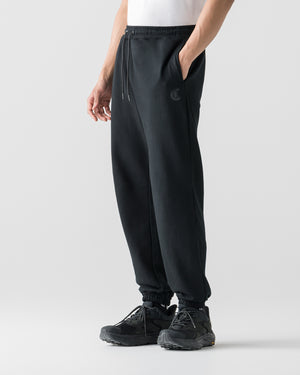 CRONOS BLACKLETTER SOFT MOTION SWEAT PANTS【BLACK】