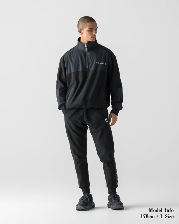 CRONOS WARM FLEECE PANTS【BLACK】