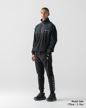 CRONOS WARM FLEECE HALF ZIP【BLACK】