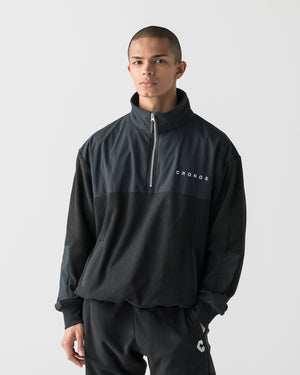 CRONOS WARM FLEECE HALF ZIP【BLACK】
