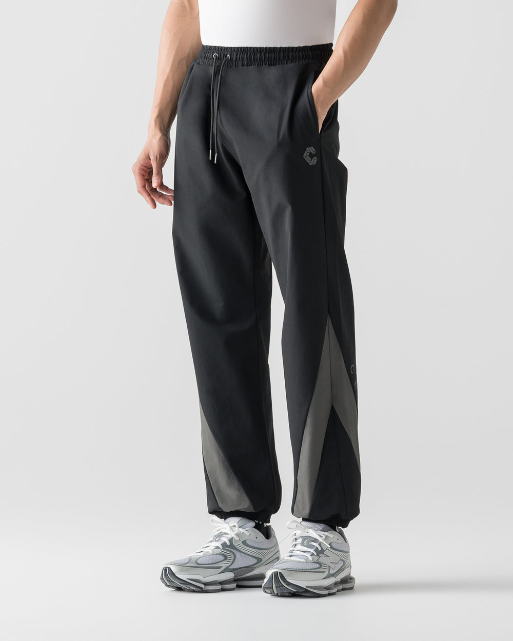 CRONOS WOOL AIR PANTS【BLACK×GRAY】