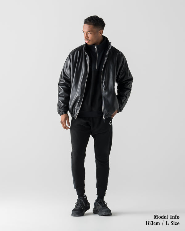 CRONOS SHELL BOMBER JACKET【BLACK×BLACK】